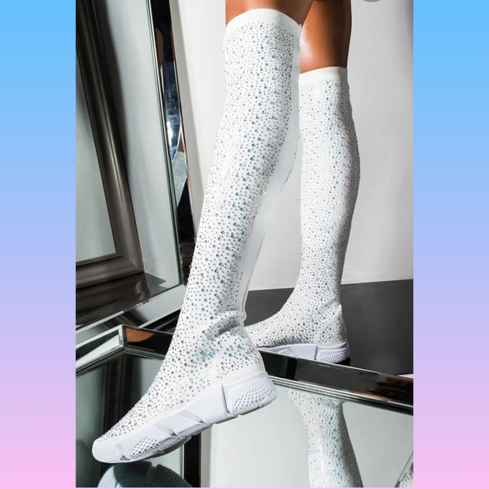 RHINESTONE SNEAKERS 🎼HOSTPICK🎼 - Picture 8 of 9